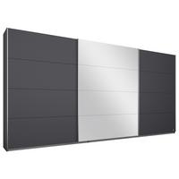 DULAP CU UșI CULISANTE MIAMI - gri, Modern, material pe bază de lemn (361/210/62cm)
