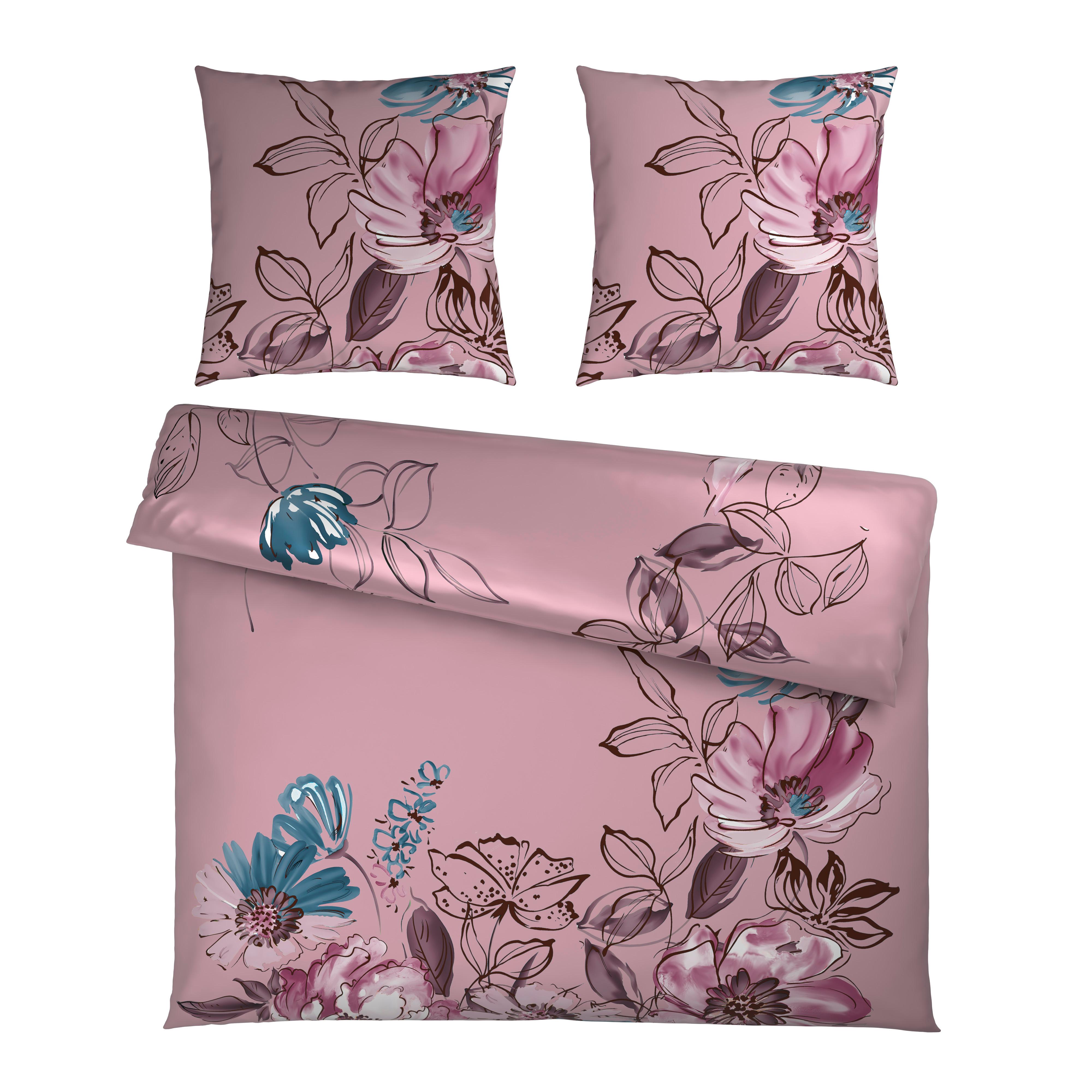Bettwäsche Toulon XXL Mauve ca. 200x200cm - Mauve, MODERN, Textil (200/200cm) - Mömax