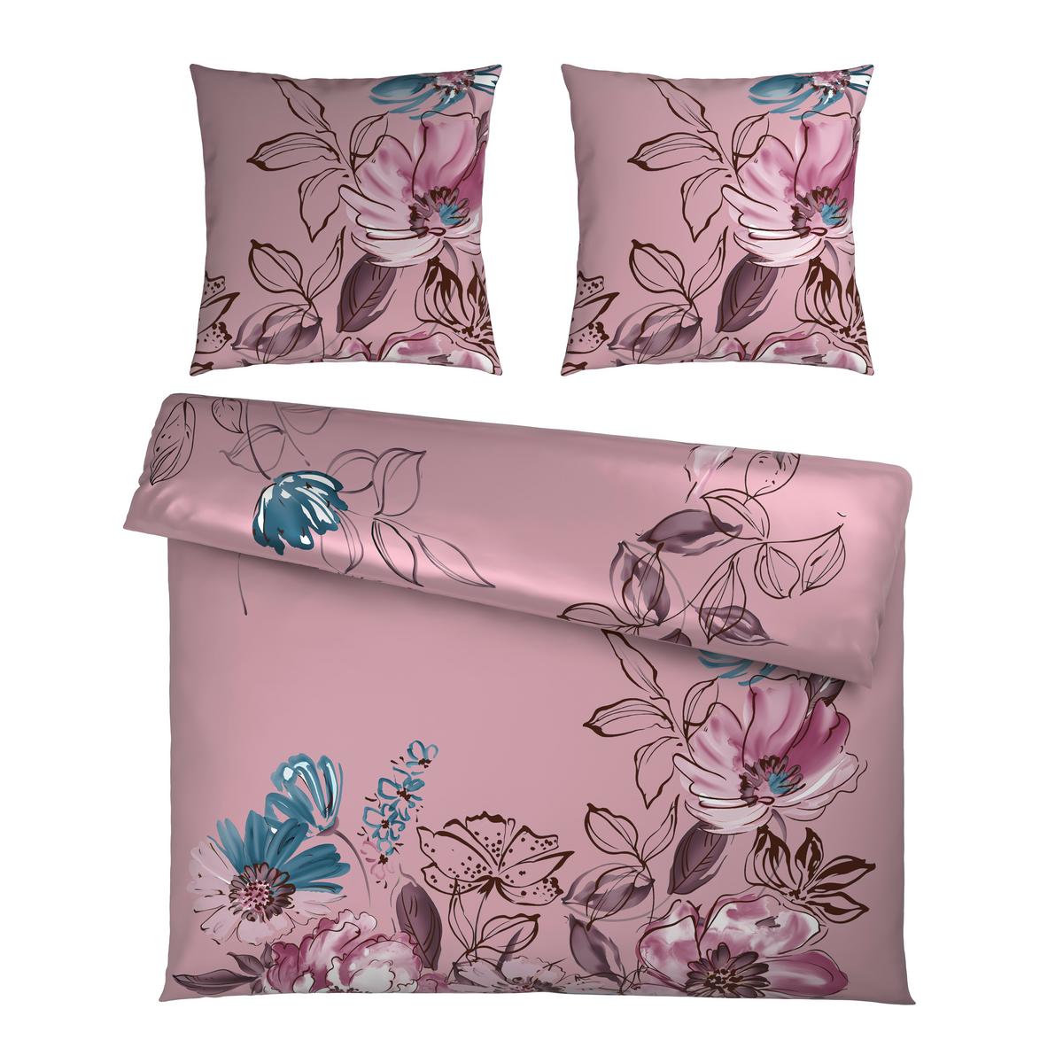 Bettwäsche Toulon XXL Mauve ca. 200x200cm - Mauve, MODERN, Textil (200/200cm) - Mömax