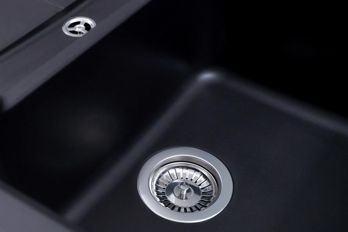 Pomivalno Korito Austin, 86x50cm - črna, Design, kamen (86/21/50cm) - Respekta