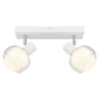 STRAHLER 54309-2W - Klar/Chromfarben, Design, Glas/Metall (26/10,5/13,5cm) - Globo