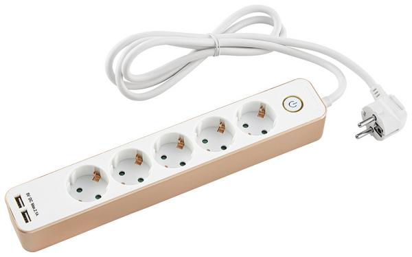 Steckdosenleiste mit 5 Plätzen - Jetzt bestellen