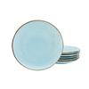 Set Krožnikov Lightblue, 6-Delni - pastelno modra, Trend, keramika (27cm) - Creatable