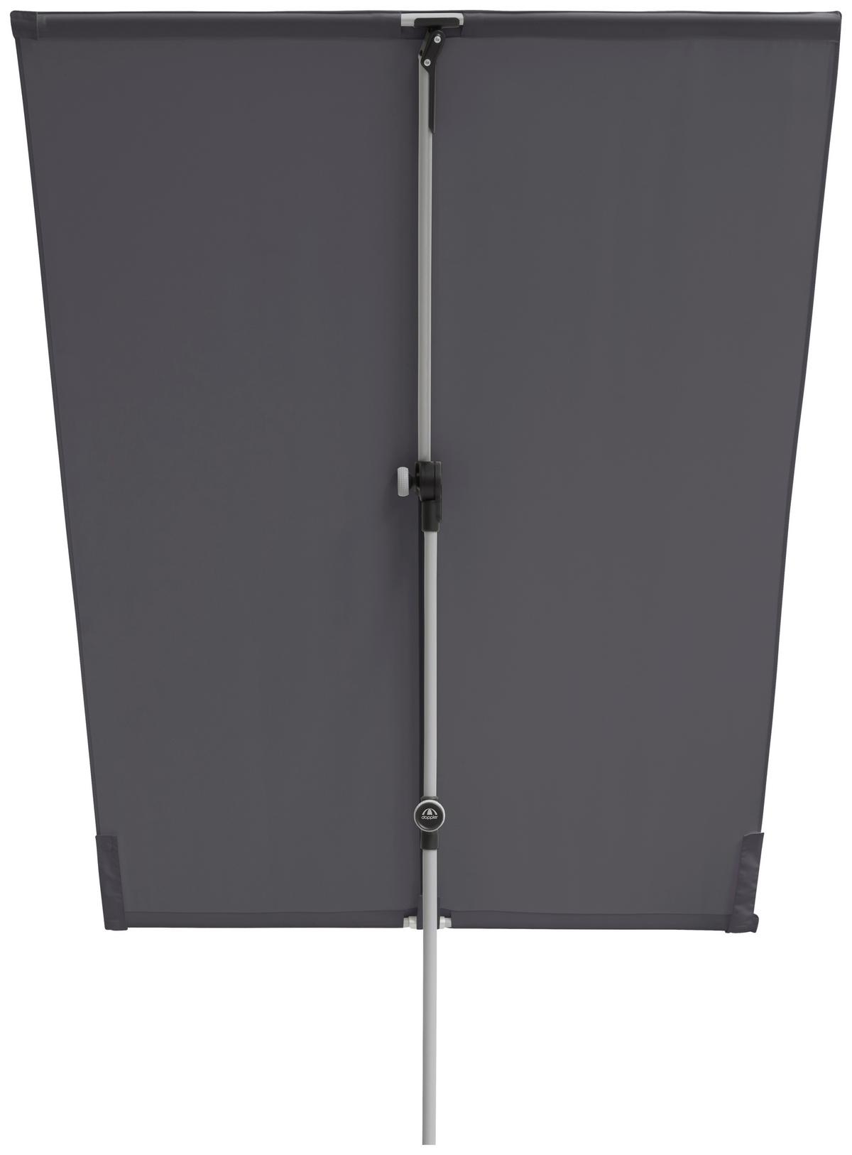 Sonnenschirm Active Balkonblende ca. 130x180cm - Anthrazit/Alufarben, Design, Textil/Metall (130/180cm) - KNIRPS