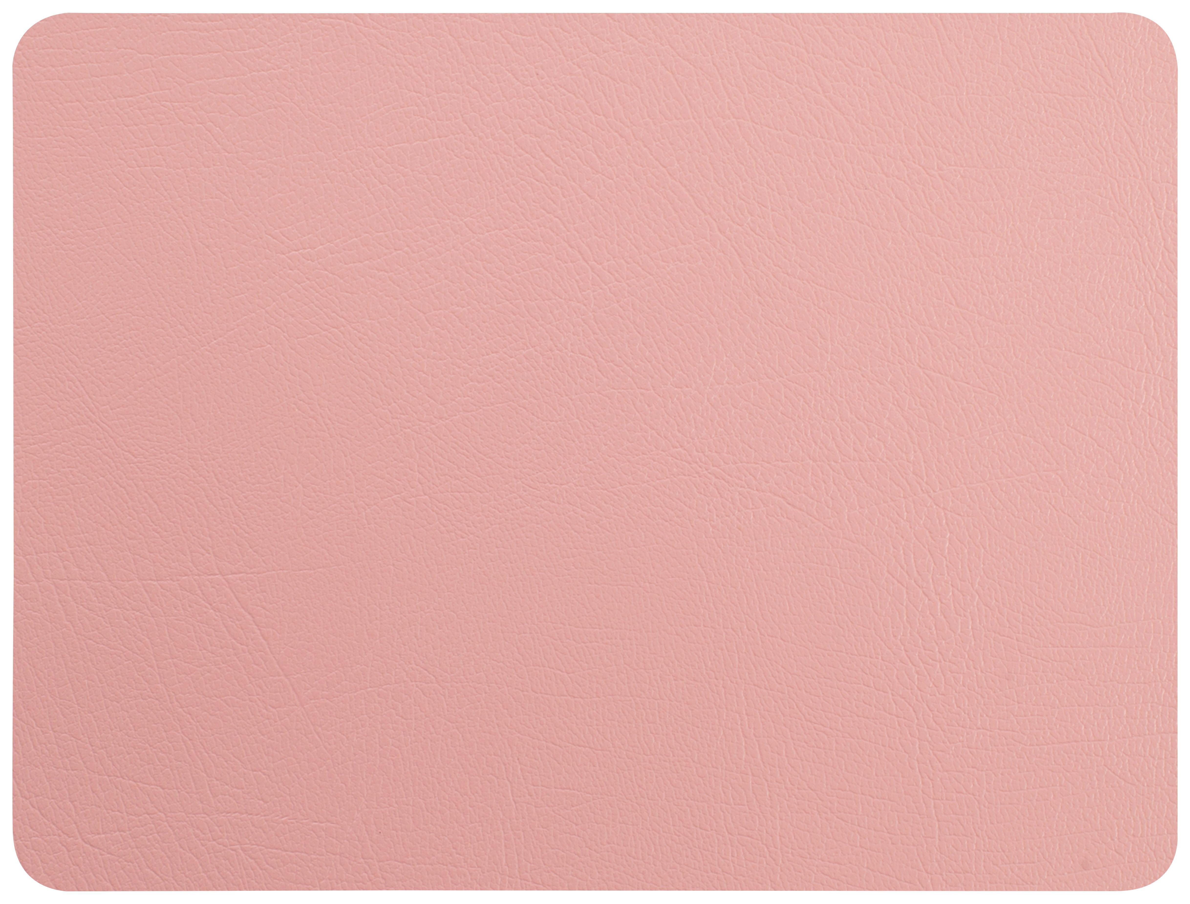 Suport farfurie Jette - roz, piele (33/42cm) - Premium Living