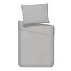 Bettwäsche Stone Washed Uni ca. 140x200cm - Hellgrau, ROMANTIK / LANDHAUS, Textil (140/200cm) - Modern Living