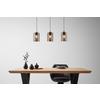 HÄNGLAMPA JIRMI - svart/guldfärgad, Modern, metall/glas (81/15,5/120cm) - Premium Living