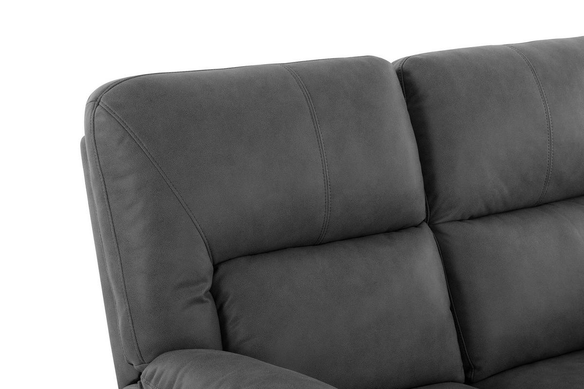 Dvosed Clara, Siva - siva, Basics, tekstil (145/103/93cm) - Livetastic