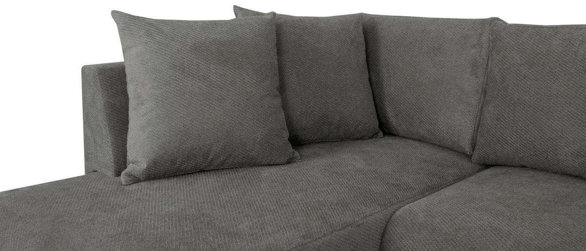 Canapea modulara VERONICE - albastru/grafit, Trend, textil (171/313/141cm) - Modern Living