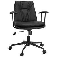 Pisarniški Stol Smallo, Črna - črna, Basics, kovina/umetna masa (59/84/59cm) - MID.YOU