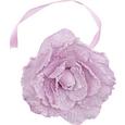 Dekoclip Rose in verschiedenen Farben - Anthrazit/Rosa, ROMANTIK / LANDHAUS, Textil (11cm) - MÖMAX modern living
