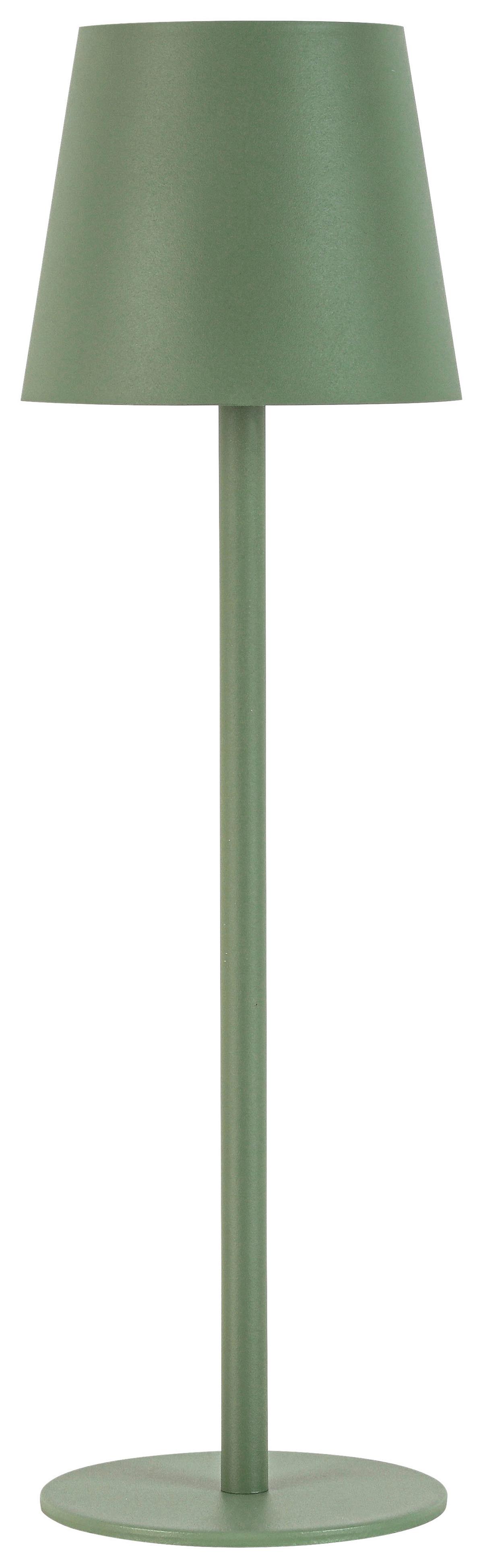 Akku-Tischleuchte Grüni Grün max. 3 Watt - Grün, MODERN, Kunststoff/Metall (11,5/36cm) - Mömax