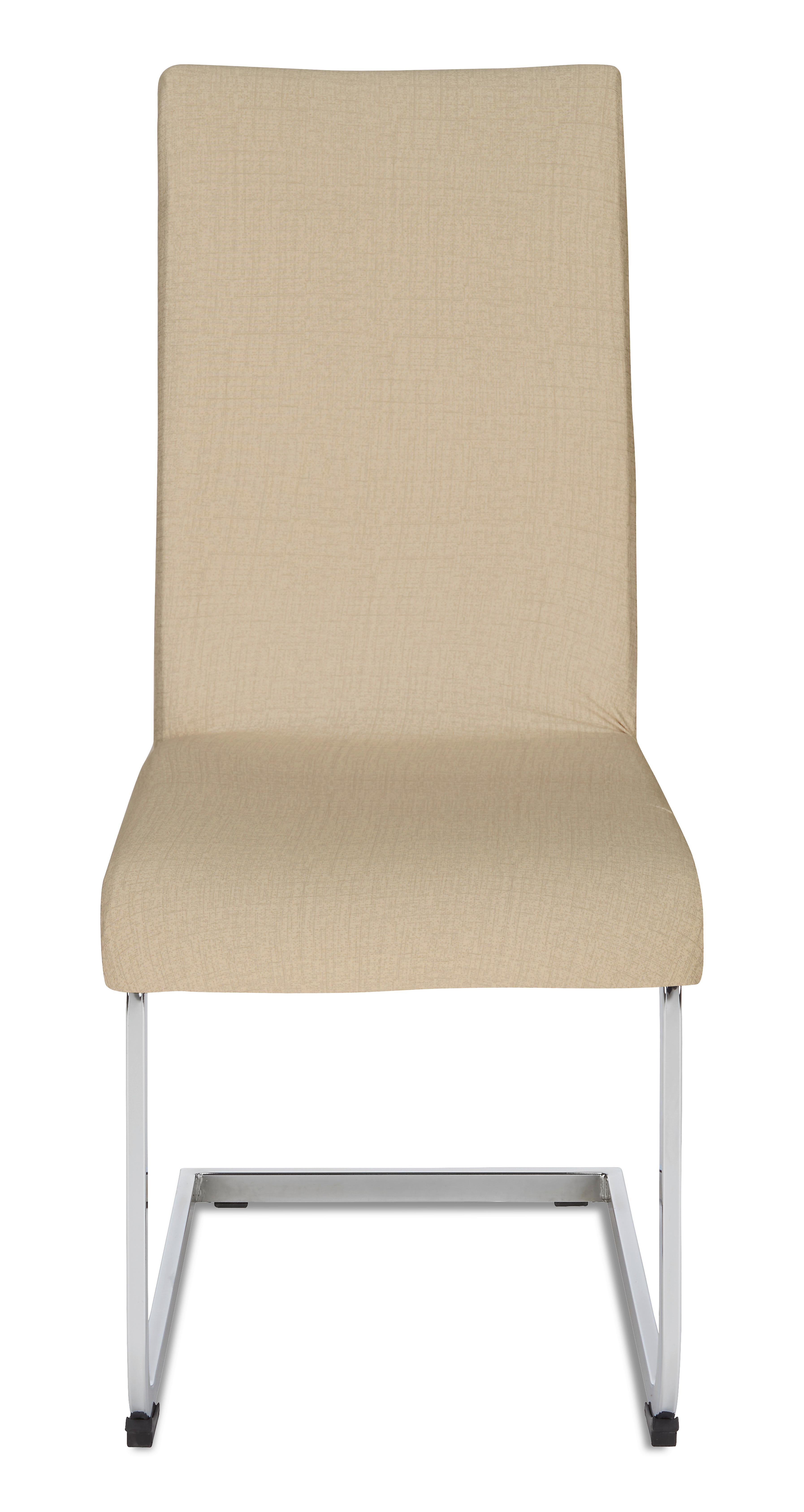 Stuhlhusse Fred Beige - Beige, KONVENTIONELL, Textil (48/48/68cm) - Mömax