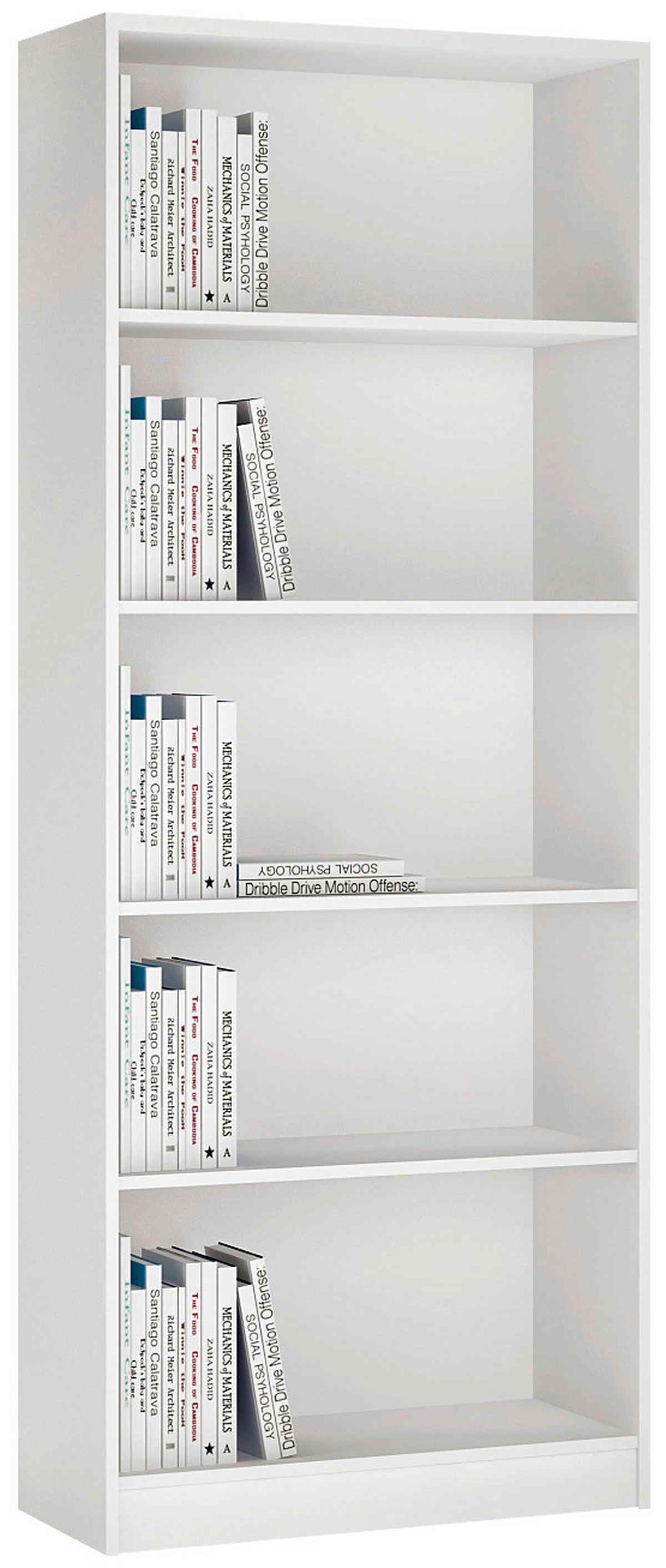 Polica 4-You - bijela, Moderno, drvo (74/189,5/35,2cm) - Modern Living