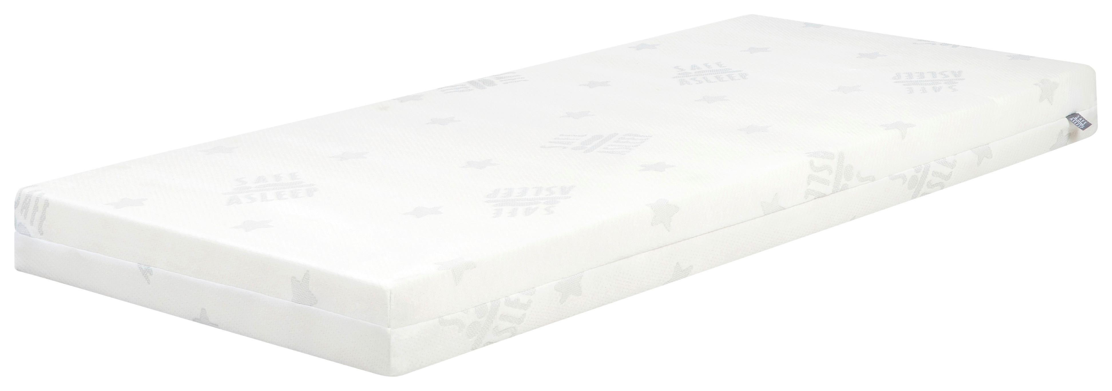 Kindermatratze Comfort Air Roll ca. 60x120cm - Weiß, Textil (60/120cm) - Based