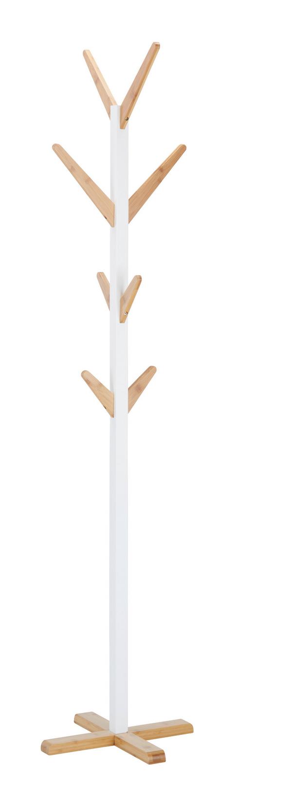 Kleiderständer in Braun/Weiss Bambus online kaufen mömax