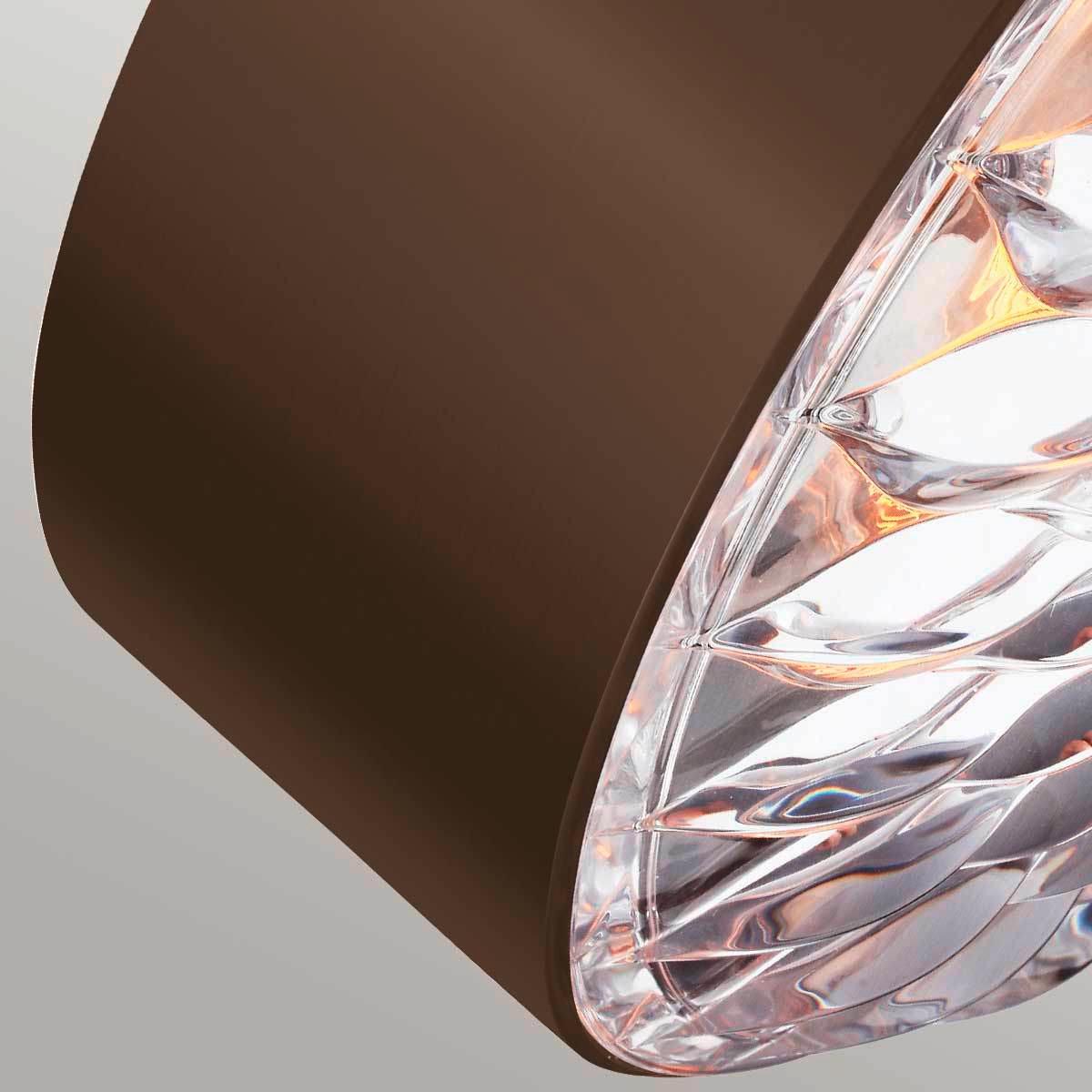 Stropna Svjetiljka Botanic - boje mjeda/smeđa, Konvencionalno, staklo/metal (35.2/13.7cm) - Elstead Lighting