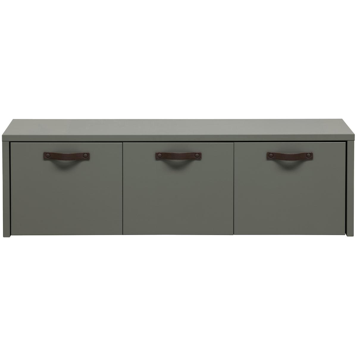 Sitzbank Stage Dunkelgrün - Grün, Design, Holz (120/36/50cm) - Livetastic