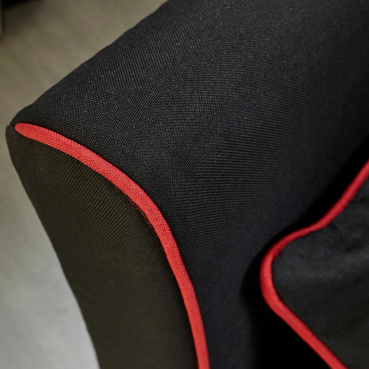 Gamingsessel Chrash ca. 61x81x59 cm Rot/Schwarz - Rot/Schwarz, MODERN, Kunststoff/Textil (61/81/59cm) - X Rocker