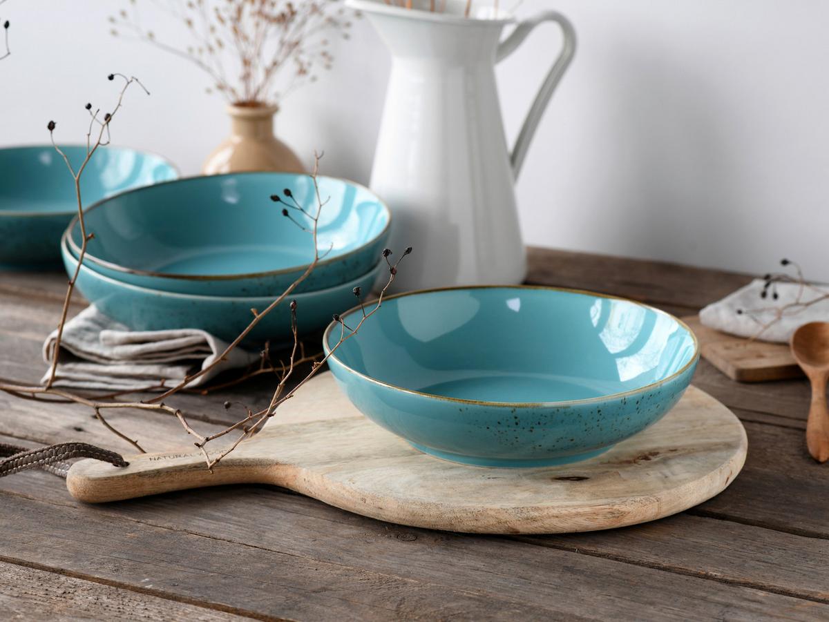 Set Posod Water, 4-Delni - turkizna, Design, keramika (22,5cm) - Creatable