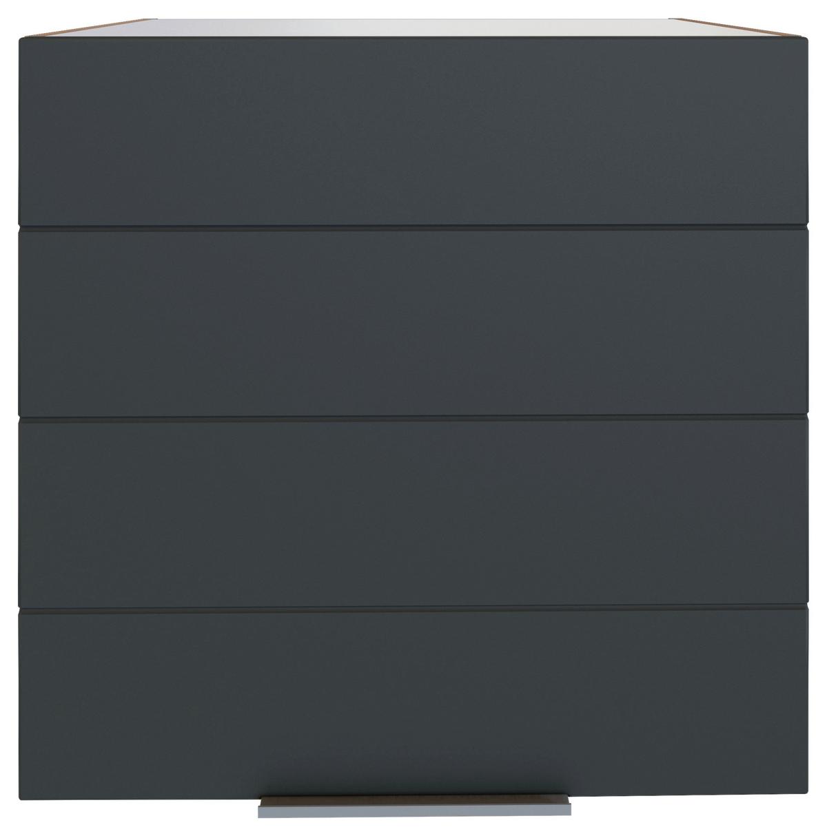 Küchenoberschrank Florenz ca. 60 cm Grau/Eiche - Eiche Wotan/Grau, Design, Holzwerkstoff/Metall (60/57/34cm) - Held