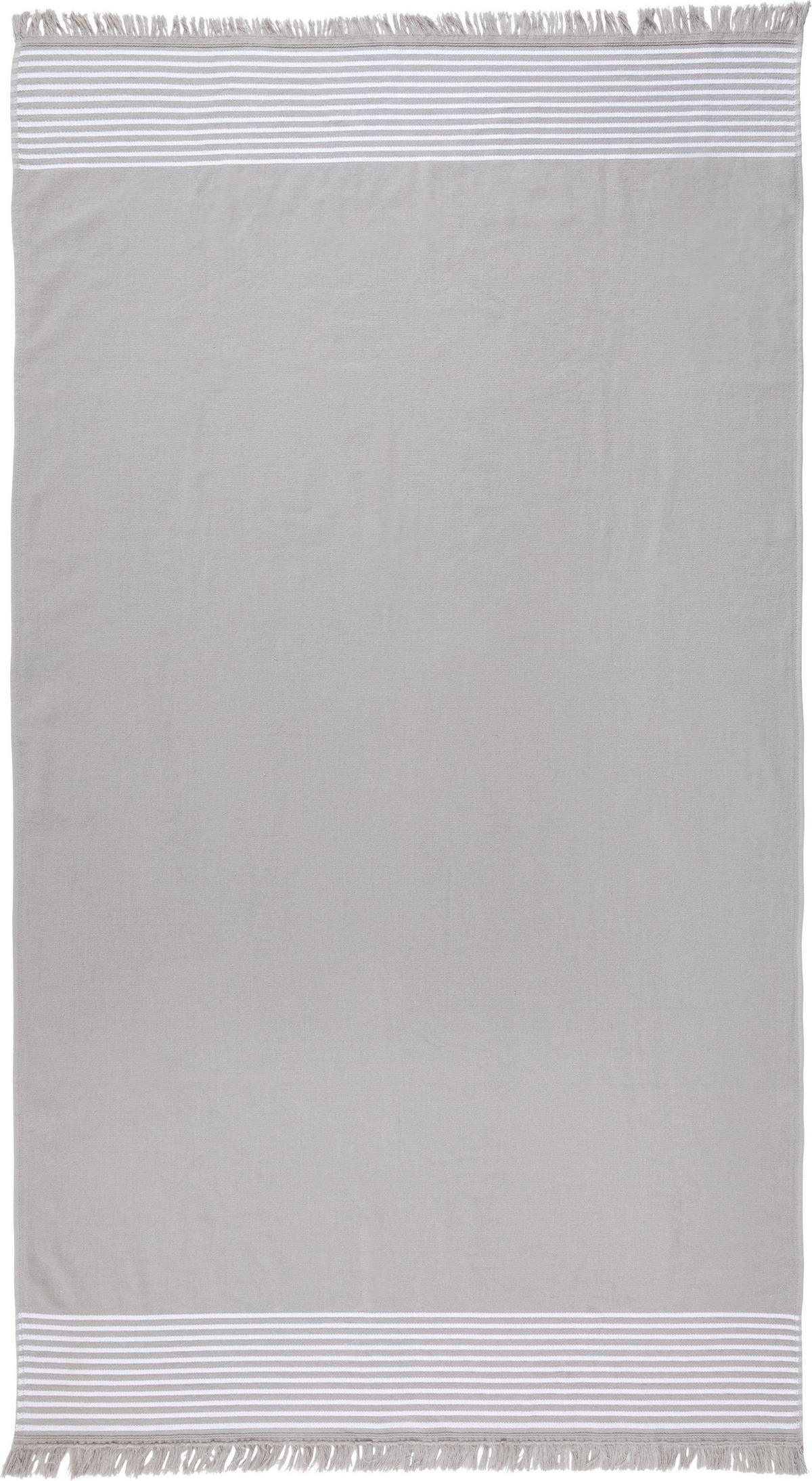Hamam Törölköző Tessa 90/160cm - szürke, Konventionell, textil (90/160cm) - Modern Living
