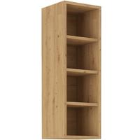 Otvoreni Regal 30/4 Otvora Stilo - hrast Artisan, Moderno, drvni materijal (30/90/29cm)