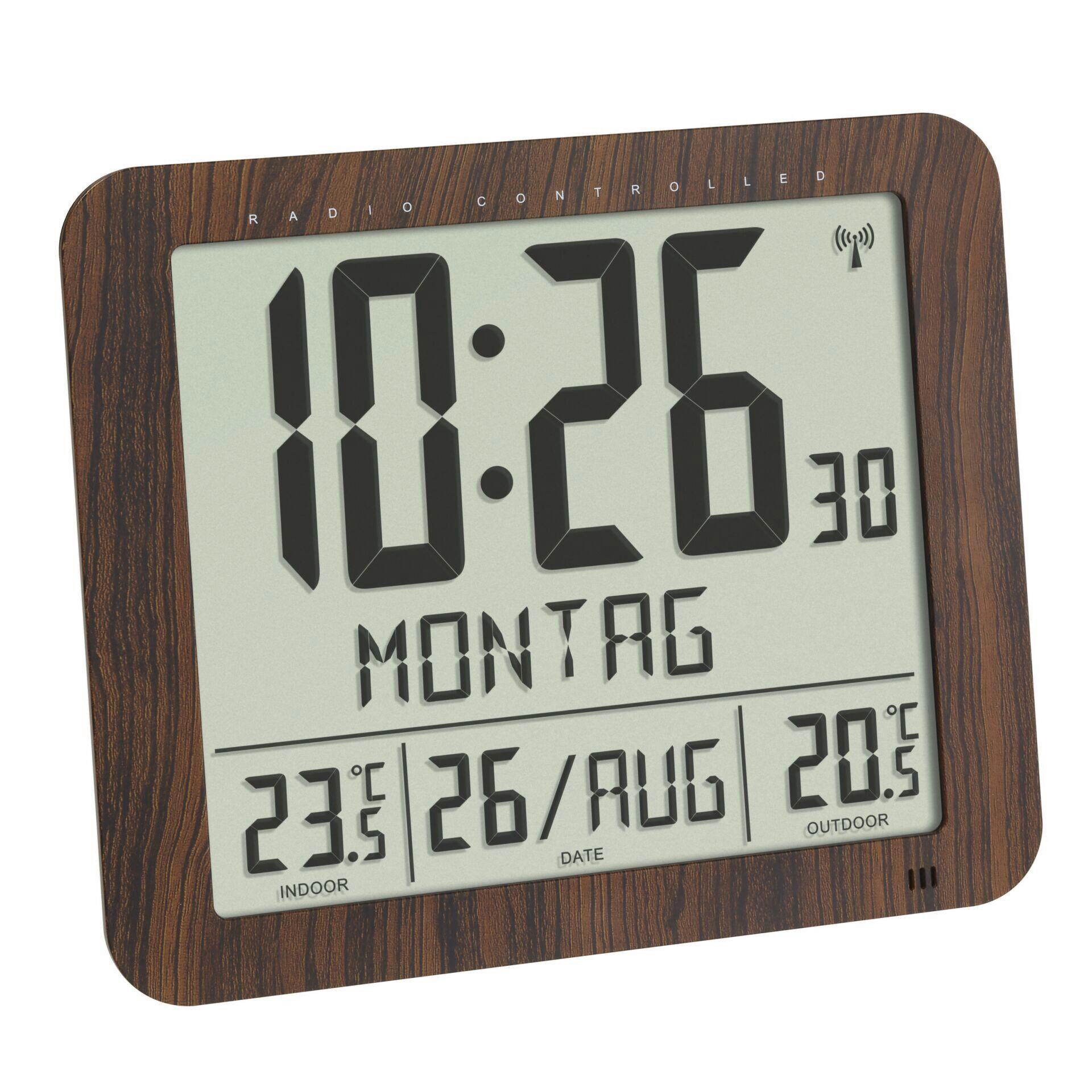 FUNKUHR DIG. FUNKUHR BRAUN - Braun, Basics, Kunststoff (24,8/20,6/2,5cm)