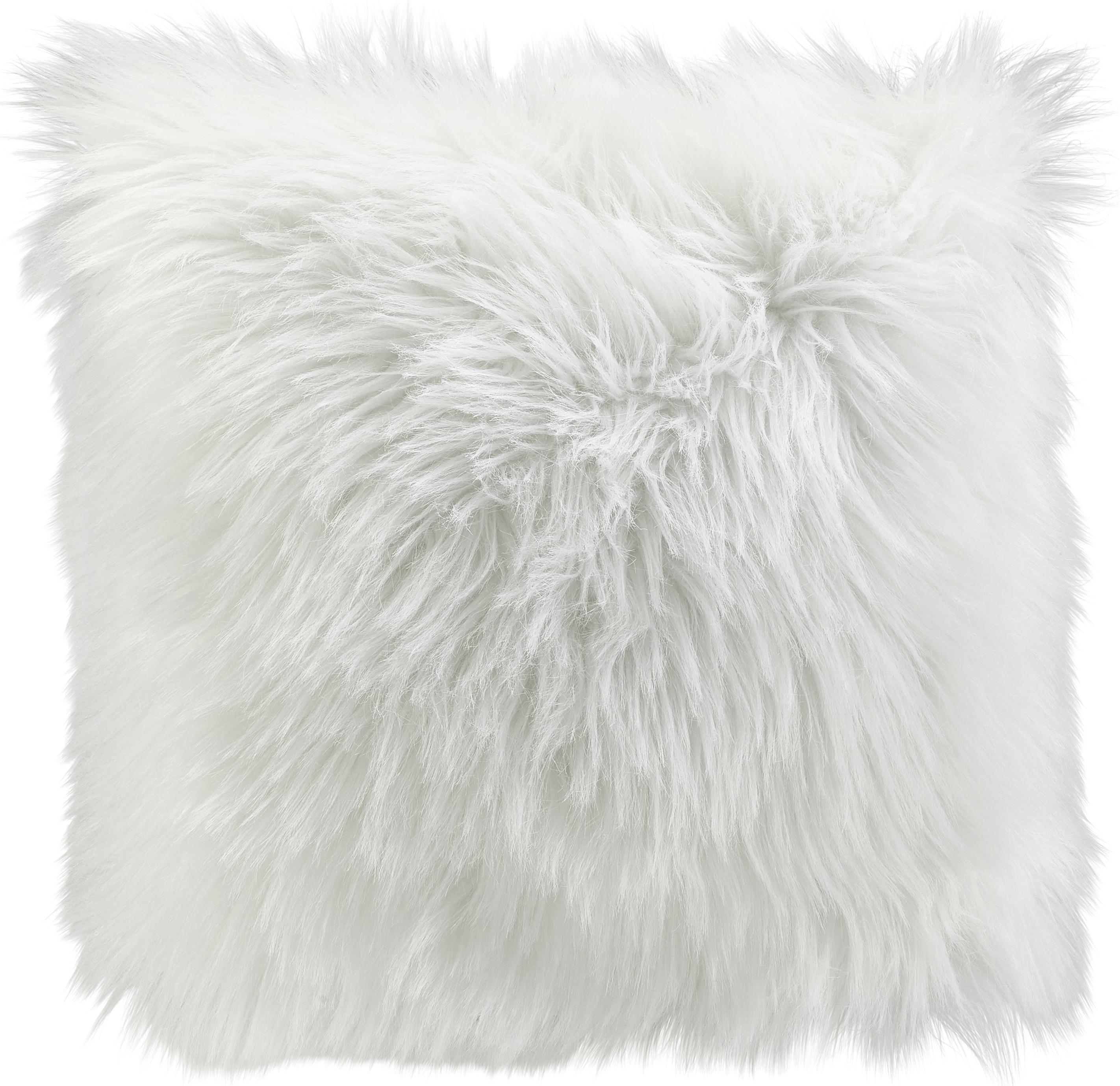 Kissenin Weiss 'Mona' ca. 40x40 cm - Weiß, MODERN, Textil (40/40cm) - Bessagi Home