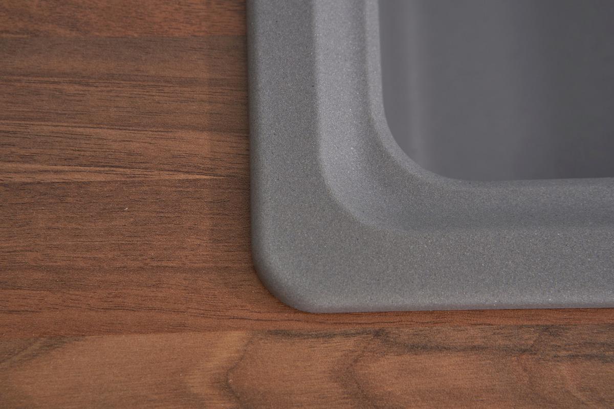 Granitspüle Columbia ca. 78x18,5x50 cm Grau - Grau, Trend, Stein (78/18,5/50cm) - Respekta
