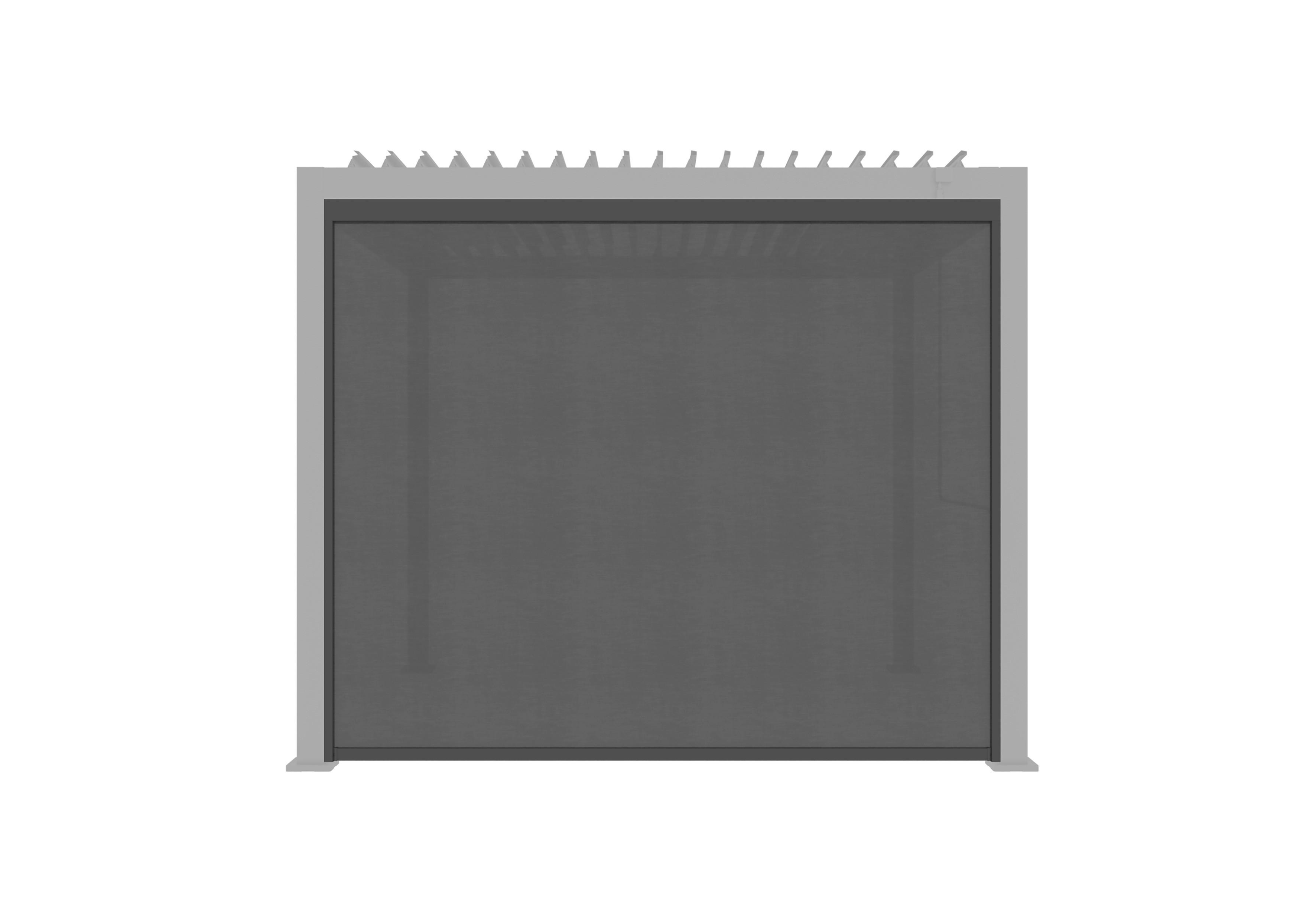Pergola-Rollo Anthrazit - Anthrazit, Basics, Textil (278/231,5/8,5cm) - Gardenson