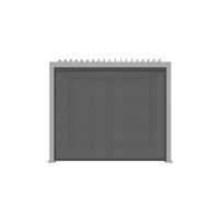 Pergola-Rollo Anthrazit - Anthrazit, Basics, Textil (278/231,5/8,5cm) - Gardenson