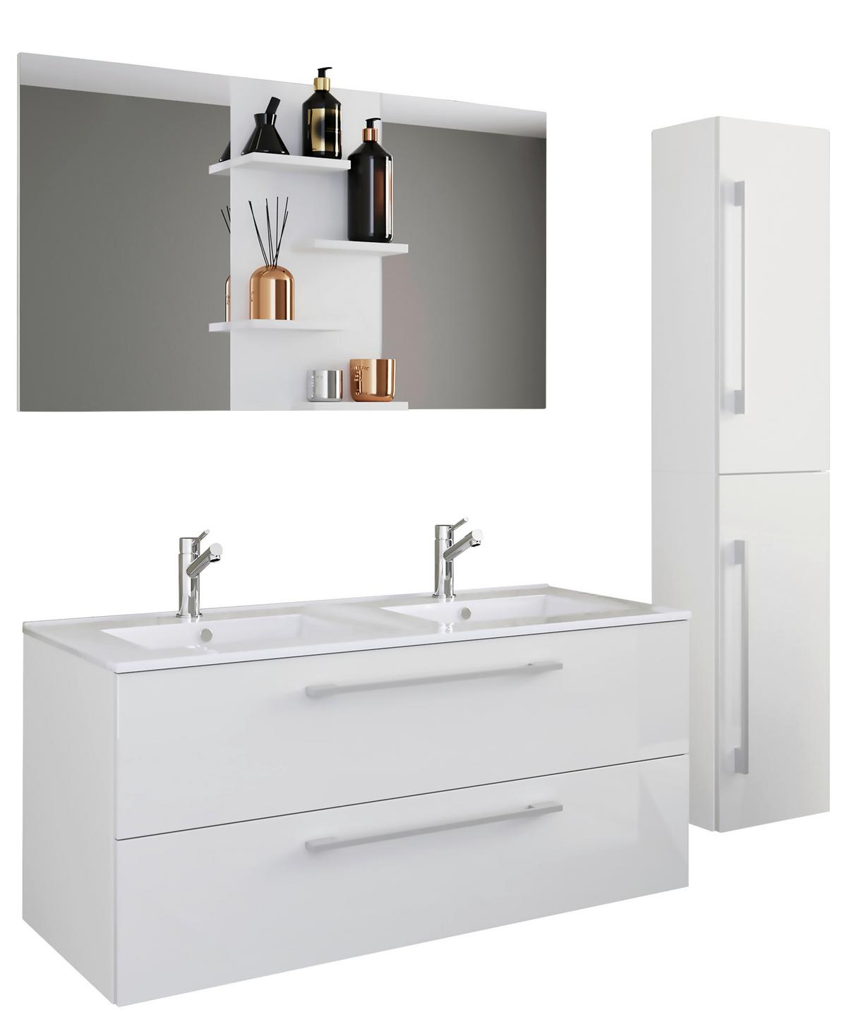 Kopalnica Budasi, Bela - bela, Moderno, leseni material/keramika (145cm) - MID.YOU