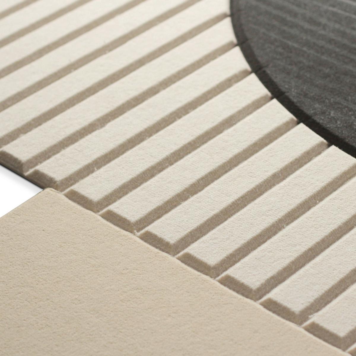 Akustični Panel Marla - črna/bež, tekstil (90/120cm) - Premium Living