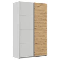 Ormar S Kliznim Vratima Feldkirch - hrast Artisan/svijetlo siva, Moderno, drvni materijal/metal (136/229/62cm) - Modern Living