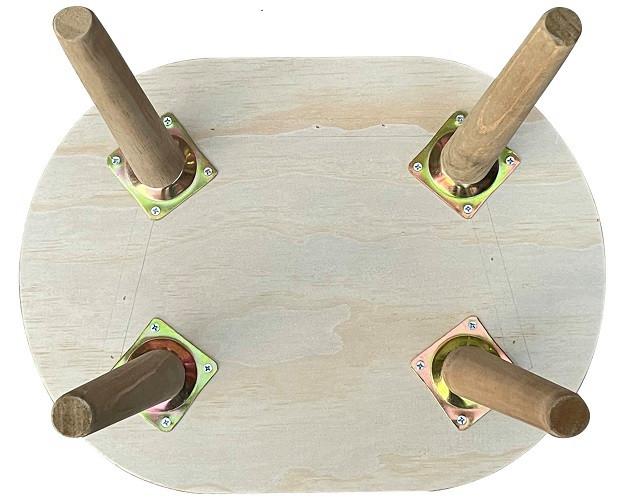 SIDOBORD SKANDY - naturfärgad, Modern, trämaterial/trä (40/50/30cm) - Premium Living