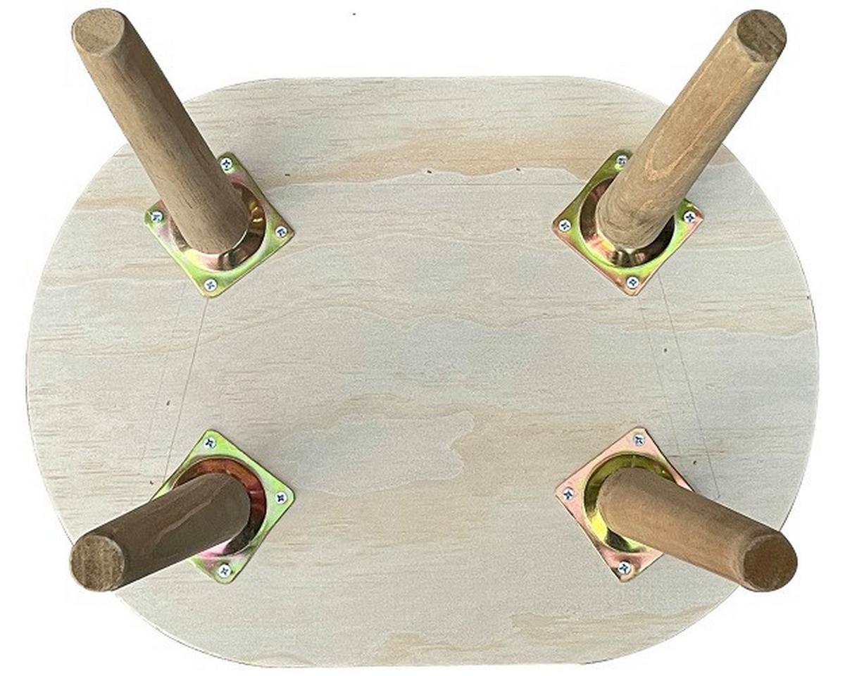 Beistelltisch Skandy Naturfarben - Naturfarben, MODERN, Holz/Holzwerkstoff (40/50/30cm) - Premium Living