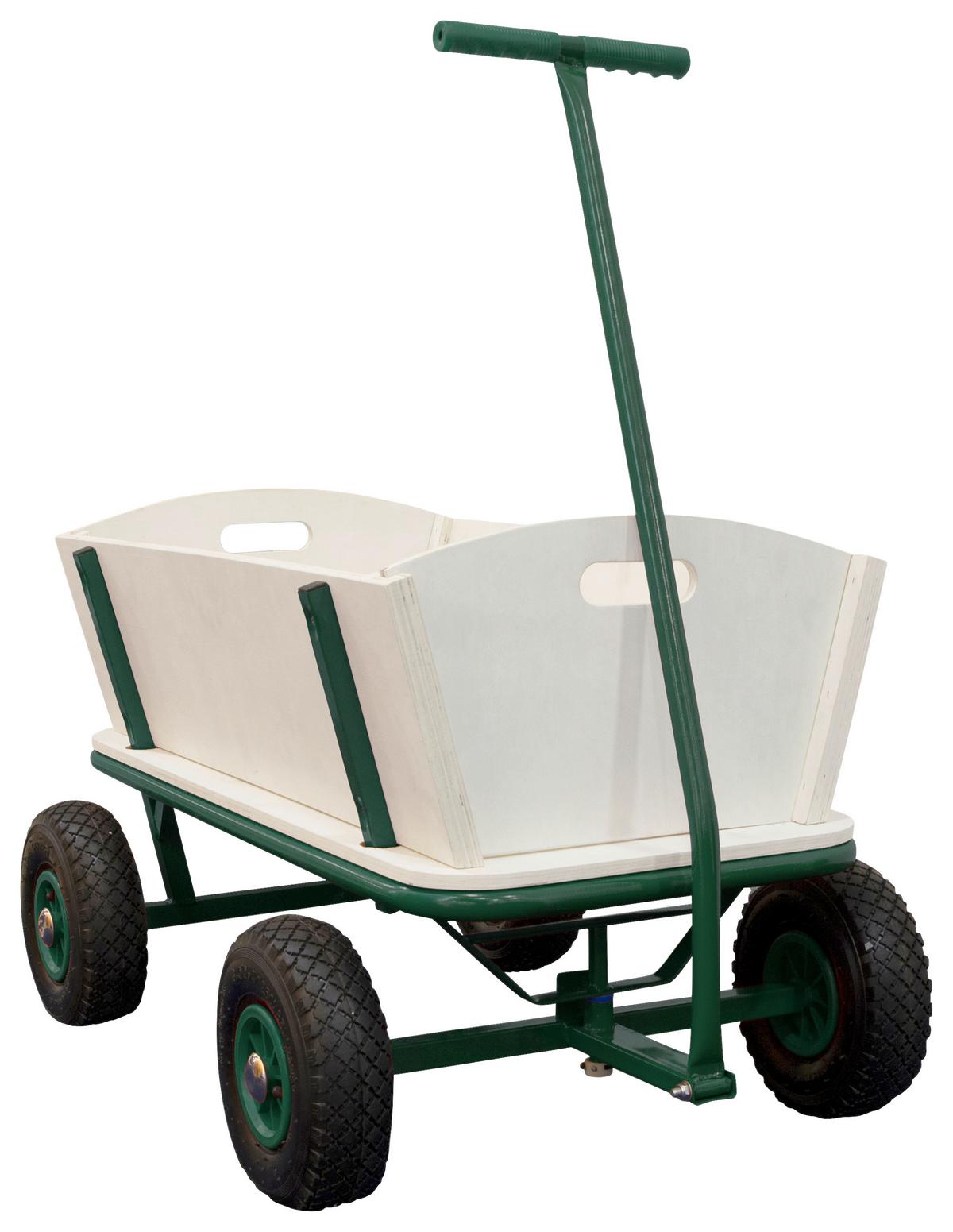 BOLLERWAGEN S030.190.00 - Braun/Grün, Konventionell, Holz/Metall (61/95/97cm)