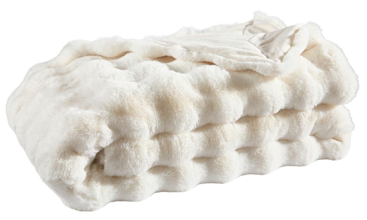 KOC FUTRZANY PONPON - masa perłowa, Konventionell, tkanina (150/200cm) - Dieter Knoll