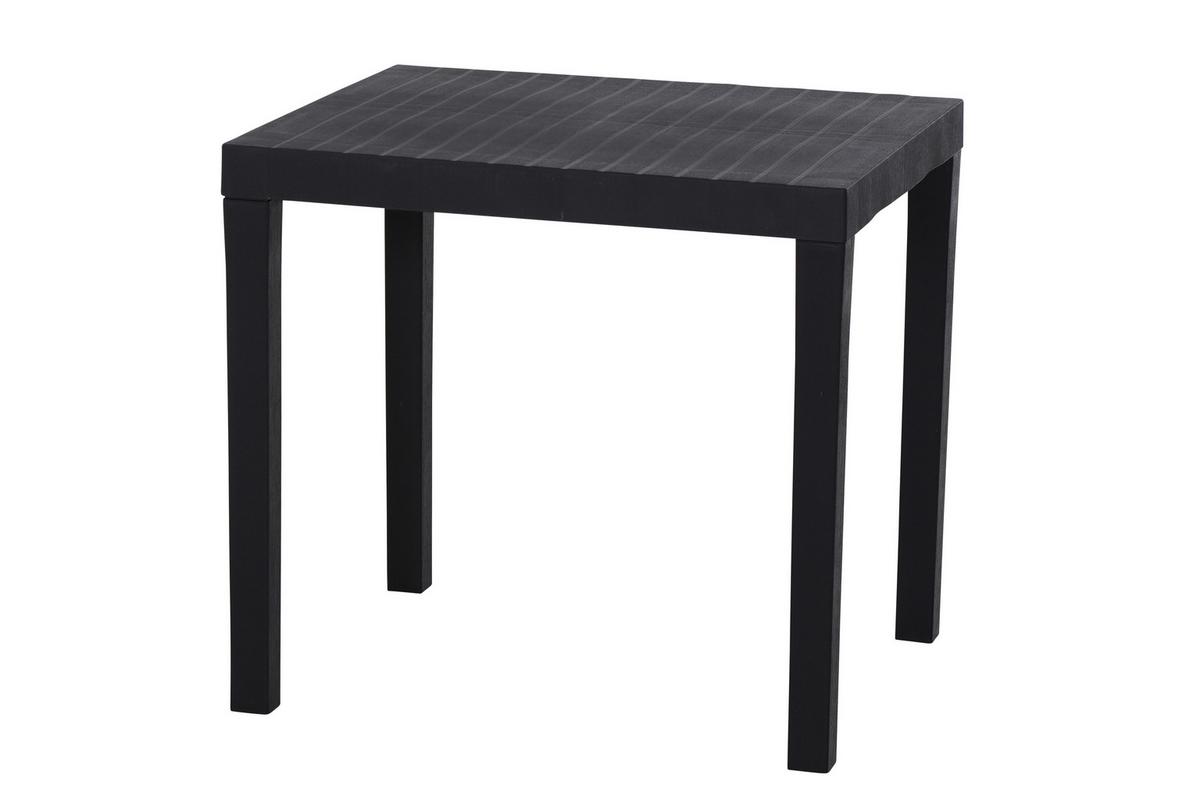 Balkonset Club 3-tlg. Anthrazit - Anthrazit, MODERN, Kunststoff (65/72/78cm) - Gardenson