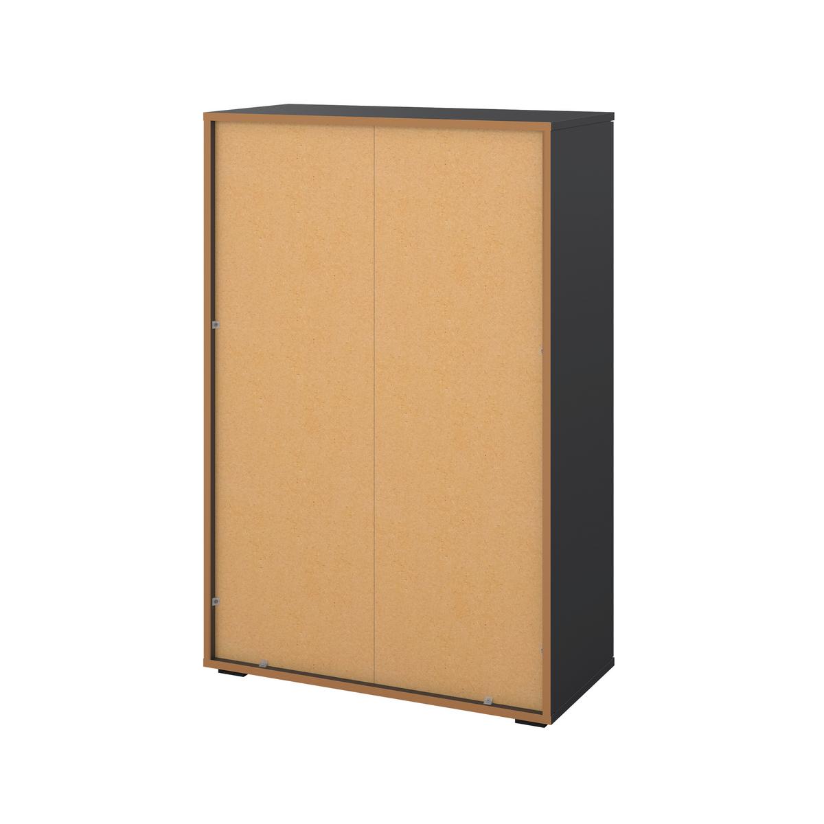 Schuhschrank Bobby II Anthrazit - Anthrazit, KONVENTIONELL, Holz (70/106/33,4cm) - Mömax