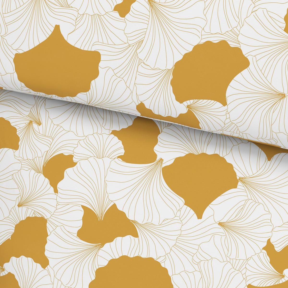 BETTWÄSCHESET GINGKO - Gelb, Modern, Textil (160/210cm) - Modern Living