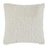 Zierkissen Teddy Weiss ca. 45x45cm - Hellgrau, Modern (45/45cm) - Modern Living