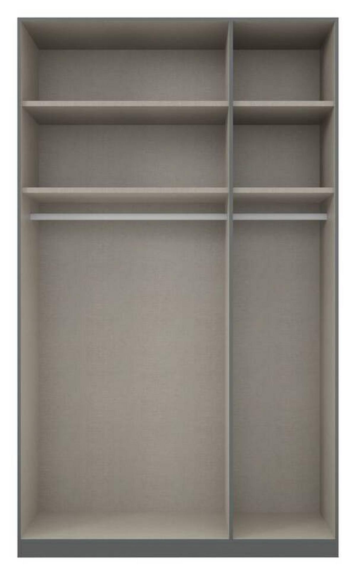 DULAP USI ROTATIVE ALABAMA - gri, Modern, material pe bază de lemn (136/229/54cm) - Modern Living