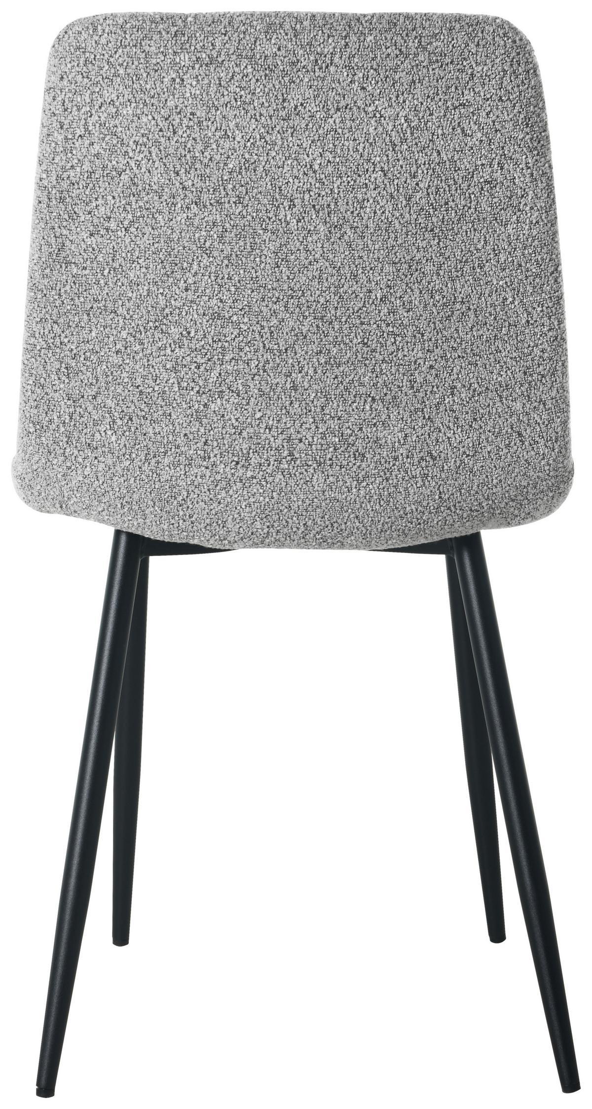 Stol Nino, Sive Barve - siva/črna, Moderno, kovina/tekstil (45/88/55cm) - Based