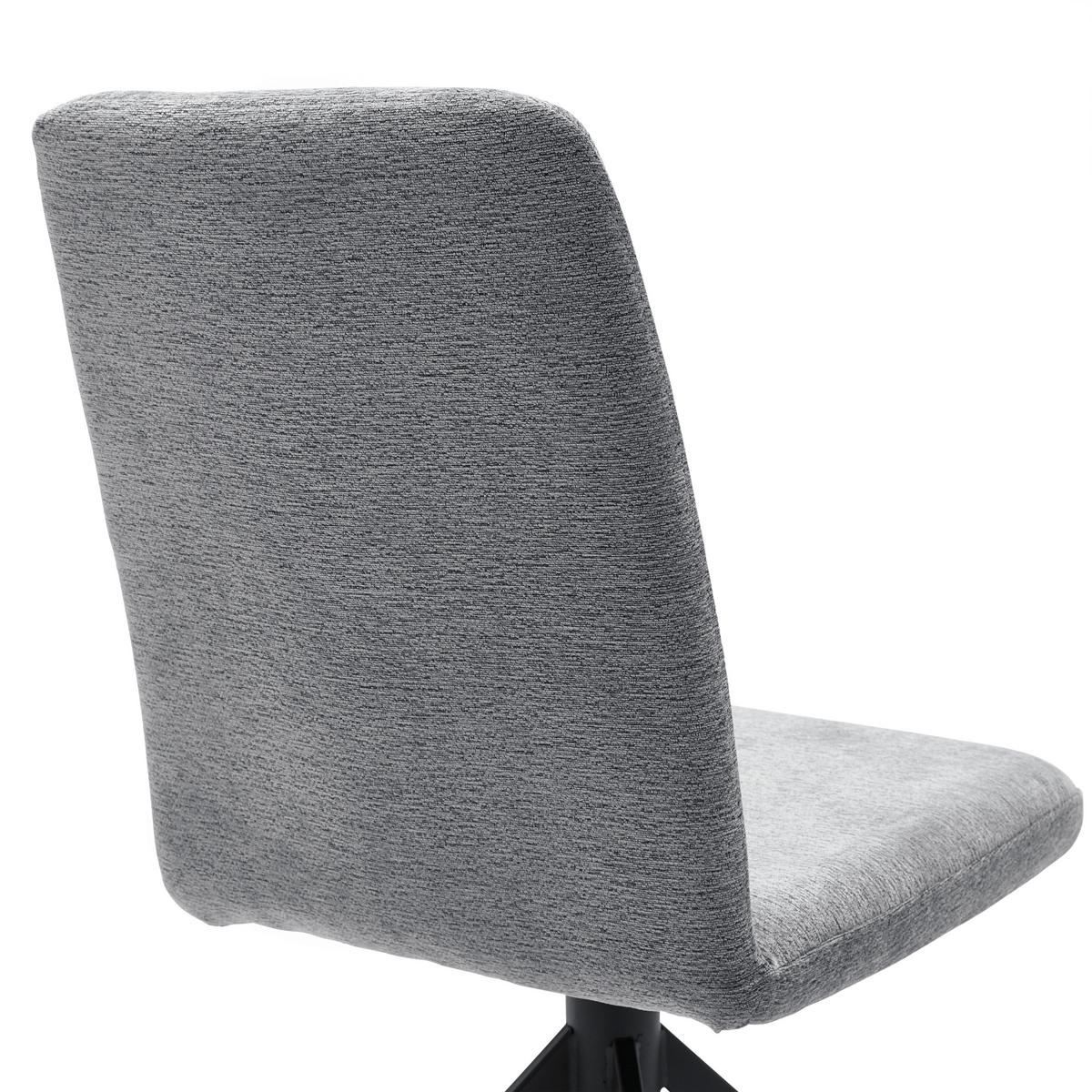 Stuhl Kassel Grau/Schwarz - Schwarz/Grau, MODERN, Textil/Metall (47/92/43cm) - Based