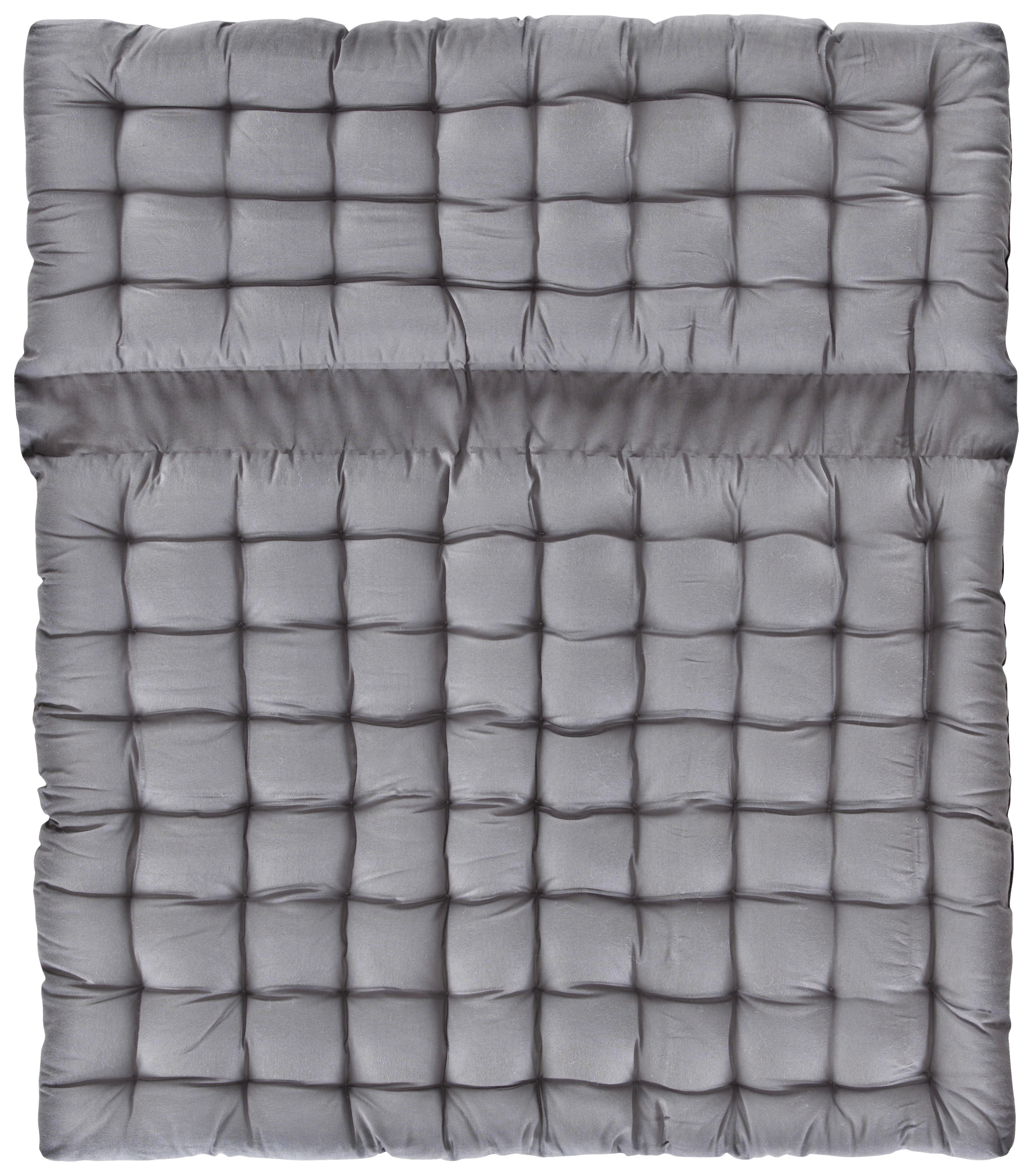 Palettenkissen Alex Pallet Pillow in Grau - Grau, Textil (114/74/10cm) - Based