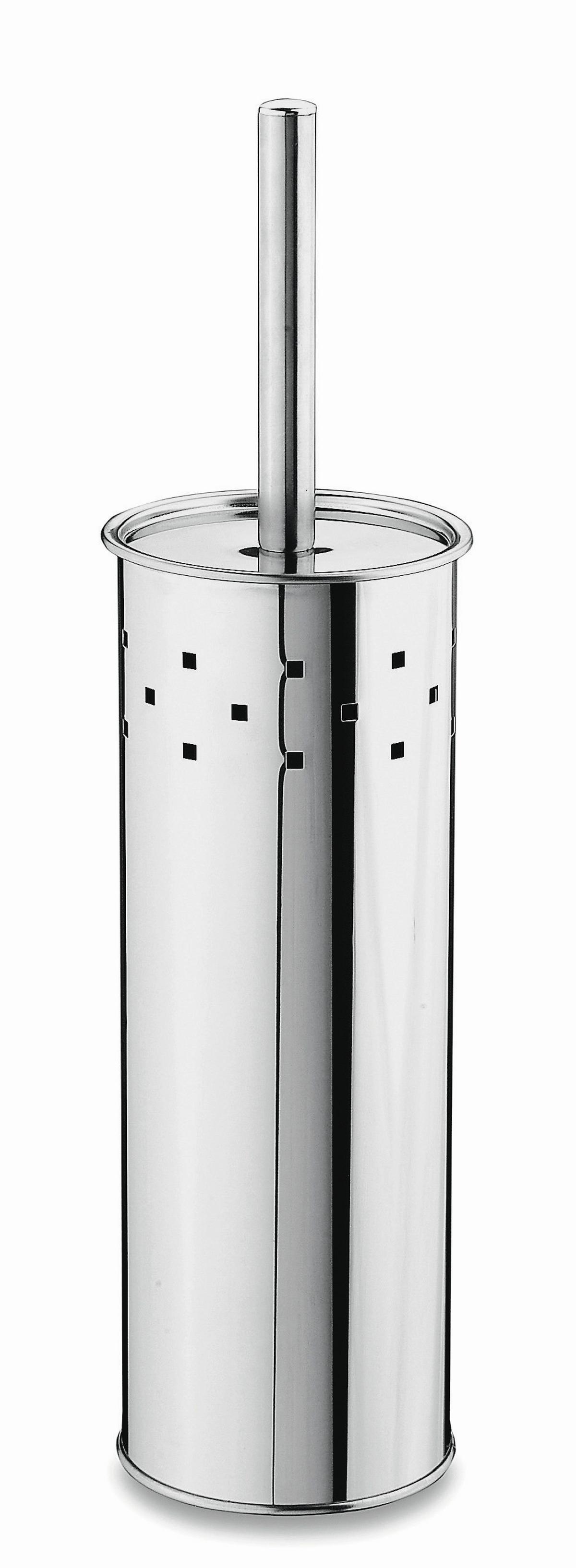 Wc-kefe Tartó Bürstl 1     -Sb- - nemesacélszínű, műanyag/fém (9,5/39/9,5cm) - Mömax