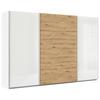Ormar S Kliznim Vratima Feldkirch - bijela/hrast Artisan, Moderno, drvni materijal/metal (315/210/62cm) - Modern Living