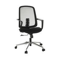 Pisarniški Stol Sediolo B, Črna - črna, Basics, kovina/umetna masa (63/100-108/63cm) - MID.YOU